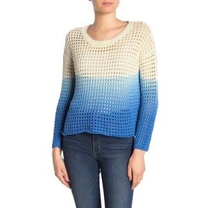 GOOD LUCK GEM Ombre Open Stitch Sweater Size M